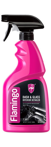Dash & Glass Interior Detailer Grease-Free 500ml - Flamingo | Universal Auto Spares