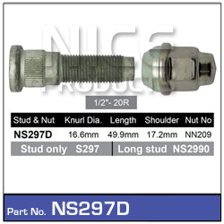 Stud & Nut NS297D - Nice Products | Universal Auto Spares