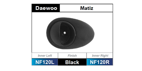 Door Handle NF120R - Nice Products | Universal Auto Spares