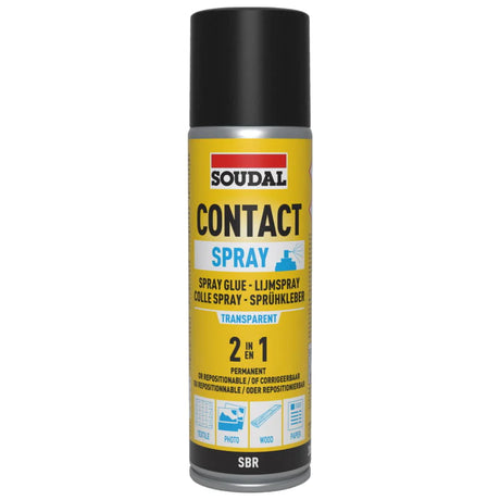 Spray Contact Adhesive 2-in-1 300mL - Soudal | Universal Auto Spares
