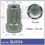 Lock Nuts BJ334 - Nice Products | Universal Auto Spares
