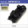 Power Window Switch NPW197-2 - Nice Products | Universal Auto Spares