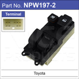 Power Window Switch NPW197-2 - Nice Products | Universal Auto Spares