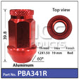 Race Open Nuts Red PBA341R - Nice Products | Universal Auto Spares