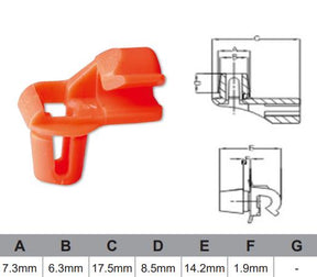 Door Clip Bag 100 NCC094-100 - Nice Products | Universal Auto Spares