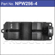 Power Window Switches NPW256-4 - Nice Products | Universal Auto Spares