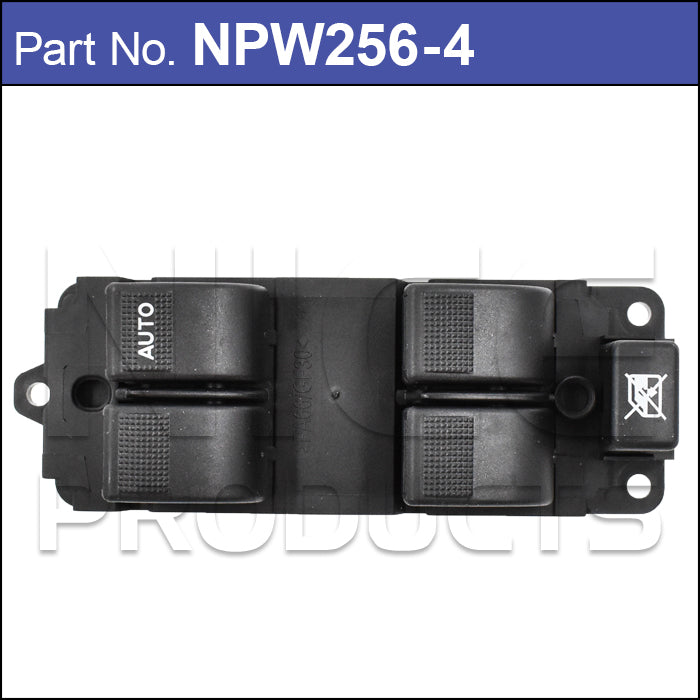 Power Window Switches NPW256-4 - Nice Products | Universal Auto Spares