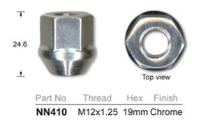Wheel Nuts pk100 NN410-100 - Nice Products | Universal Auto Spares