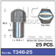 Chrome Nuts pk25 T346-25 - Nice Products | Universal Auto Spares