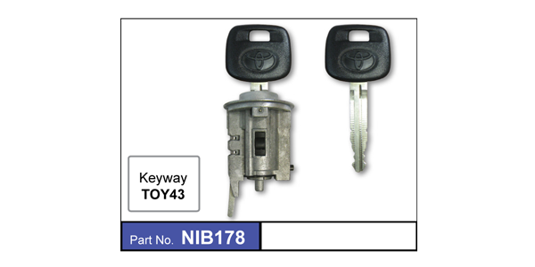 Ignition Barrel NIB178 - Nice Products | Universal Auto Spares