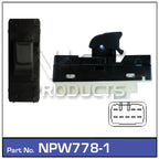 Power Window Switch NPW778-1 - Nice Products | Universal Auto Spares