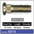 Wheel Stud S313 - Nice Products | Universal Auto Spares