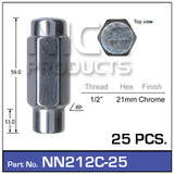 Wheel Nuts NN212C-25 - Nice Products | Universal Auto Spares