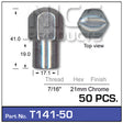 Chrome Nuts pk50 T141-50 - Nice Products | Universal Auto Spares