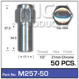 Mag Nuts pk50 M257-50 - Nice Products | Universal Auto Spares