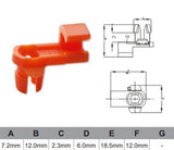 Door Clip Bag 100 NCC093-100 - Nice Products | Universal Auto Spares