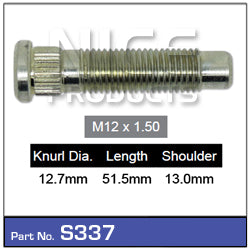 Wheel Stud S337 - Nice Products | Universal Auto Spares