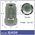 Lock Nut BJ434 - Nice Products | Universal Auto Spares