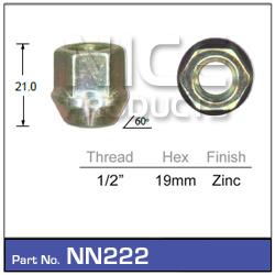 Wheel Nut Pkt 5 NN222-5 - Nice Products | Universal Auto Spares