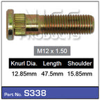 Wheel Stud S338 - Nice Products | Universal Auto Spares