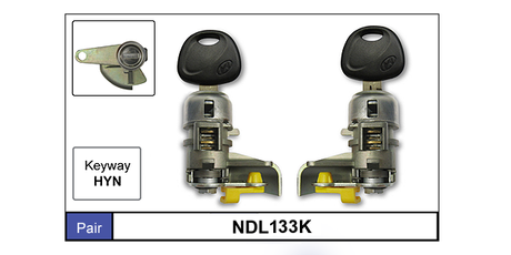 Door Locks Pair NDL133K - Nice Products | Universal Auto Spares