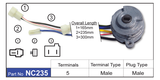 Ignition Switch (NLA) NC235 - Nice Products | Universal Auto Spares