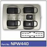 Power Window Switch NPW440 - Nice Products | Universal Auto Spares