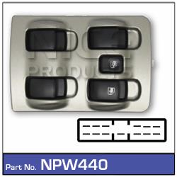 Power Window Switch NPW440 - Nice Products | Universal Auto Spares