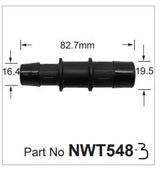 Hose Connection pk3 NWT548-3 - Nice Products | Universal Auto Spares