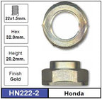 Hub Nuts Pair HN222-2 - Nice Products | Universal Auto Spares