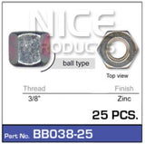 Wheel Nuts BB038-25 - Nice Products | Universal Auto Spares