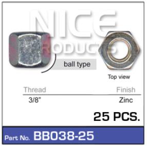 Wheel Nuts BB038-25 - Nice Products | Universal Auto Spares