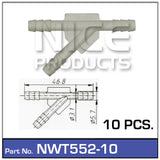 HOSE Connection pk10 NWT552-10 - Nice Products | Universal Auto Spares