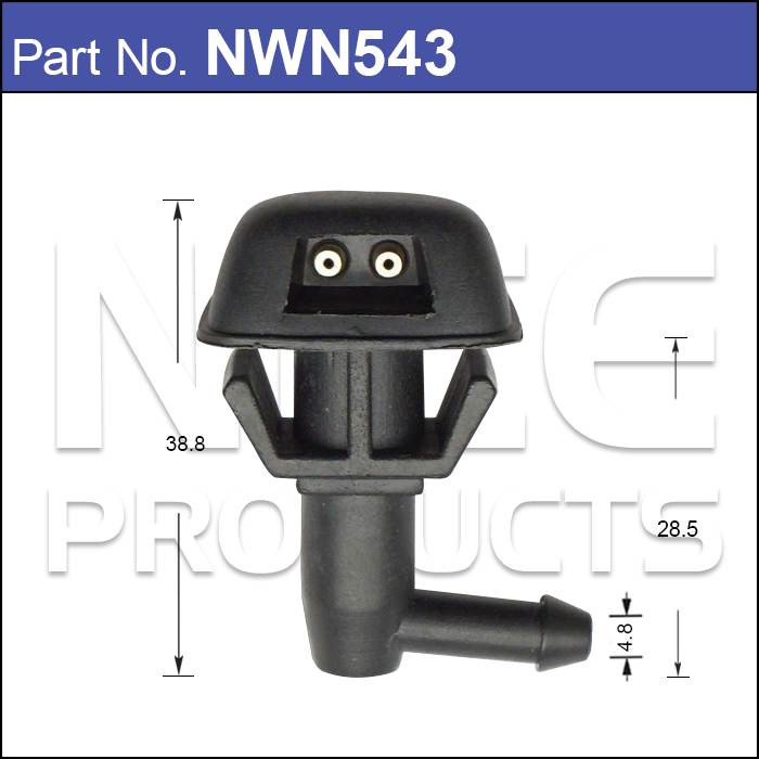 Washer Jet Pair NWN543 - Nice Products | Universal Auto Spares