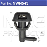 Washer Jet Pair NWN543 - Nice Products | Universal Auto Spares