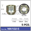 Wheel Nuts pk5 NN102-5 - Nice Products | Universal Auto Spares