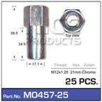 Wheel Nuts pk25 MO457-25 - Nice Products | Universal Auto Spares