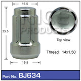 Tuner Nut BJ634 - Nice Products | Universal Auto Spares