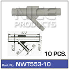 Hose Connection pk10 NWT553-10 - Nice Products | Universal Auto Spares