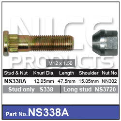 Stud & Nut NS338A - Nice Products | Universal Auto Spares