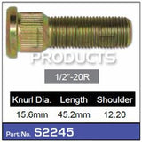 Wheel Stud S2245 - Nice Products | Universal Auto Spares