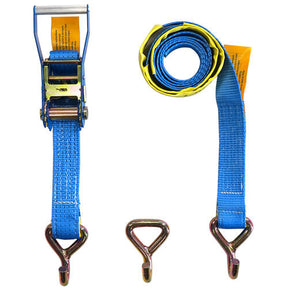Ratchet Tie Down LC2500KG 50mm x 3m J Hook - AustLift