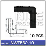 Hose Connection pk10 NWT562-10 - Nice Products | Universal Auto Spares