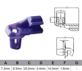 Door Clip Bag 1000 NCC091-1000 - Nice Products | Universal Auto Spares