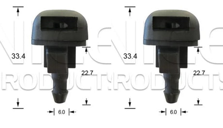 Washer Nozzle NWN233 - Nice Products | Universal Auto Spares