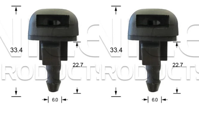 Washer Nozzle NWN233 - Nice Products | Universal Auto Spares
