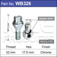 Wobble Bolt 12x1.5 WB326 - Nice Products | Universal Auto Spares