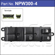 Power Window Switch NPW300-4 - Nice Products | Universal Auto Spares