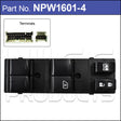 Power Window Switch NPW1601-4 - Nice Products | Universal Auto Spares