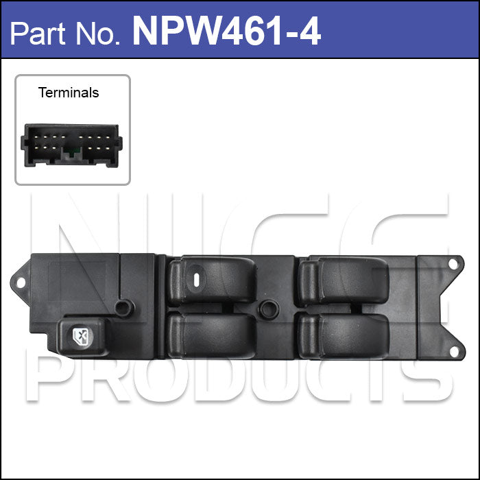 Power Window Switches NPW461-4 - Nice Products | Universal Auto Spares